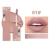 Nude Matte Lip Gloss – Waterproof, Long-Lasting, Non-Fading Velvet Liquid Lipstick - Image 5