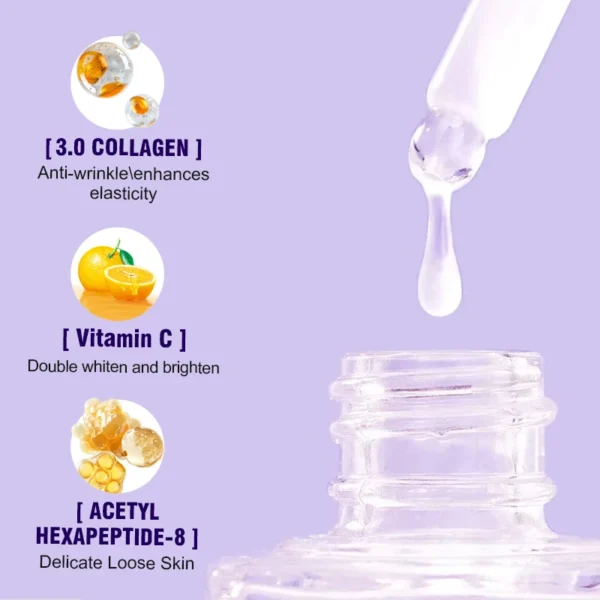 Collagen Serum – Anti-Wrinkle, Firming & Moisturizing Vitamin C Facial Serum - Image 3