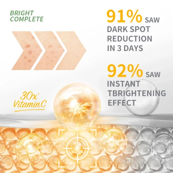 Garnier Bright Complete 30x Vitamin C Serum – Skin Brightening & Acne Mark Fading - Image 3