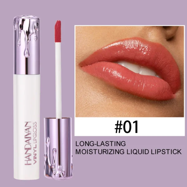 Handaiyan 6-Color Liquid Lipstick Set – Matte, Moisturizing, Long-Lasting, Waterproof, Non-Fading Lip Gloss - Image 5
