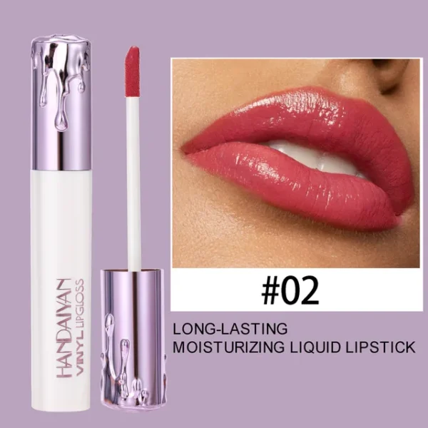 Handaiyan 6-Color Liquid Lipstick Set – Matte, Moisturizing, Long-Lasting, Waterproof, Non-Fading Lip Gloss - Image 12