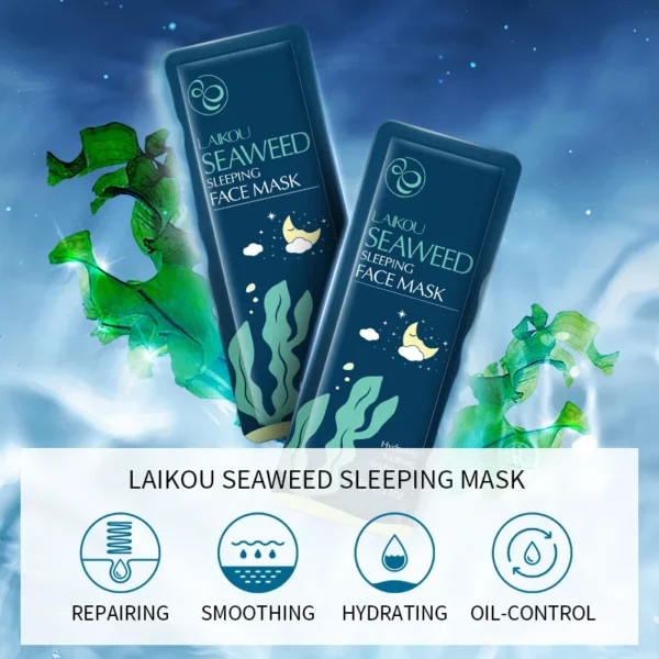 LAIKOU  Hydrating Night Face Mask – Moisturizing & Repairing Sheet Masks - Image 4