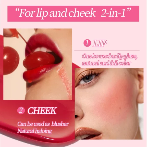 QIBEST 6 Colors Red Mirror Dyeing Lip Gloss Moisturizer Liquid Lipstick Waterproof Long Lasting Lip Tint Korean Makeup Cosmetics - Image 2
