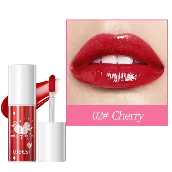 QIBEST 6 Colors Red Mirror Dyeing Lip Gloss Moisturizer Liquid Lipstick Waterproof Long Lasting Lip Tint Korean Makeup Cosmetics - Image 6