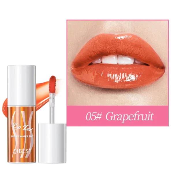 QIBEST 6 Colors Red Mirror Dyeing Lip Gloss Moisturizer Liquid Lipstick Waterproof Long Lasting Lip Tint Korean Makeup Cosmetics - Image 7