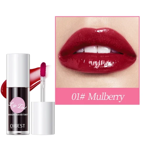 QIBEST 6 Colors Red Mirror Dyeing Lip Gloss Moisturizer Liquid Lipstick Waterproof Long Lasting Lip Tint Korean Makeup Cosmetics - Image 5