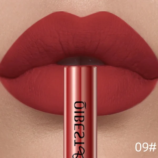 QIBEST Matte Liquid Lipstick – Waterproof, Long-Lasting, Velvet Lip Tint – Highly Pigmented Nude & Red Lip Gloss for All-Day Wear - Image 20