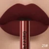 QIBEST Matte Liquid Lipstick – Waterproof, Long-Lasting, Velvet Lip Tint – Highly Pigmented Nude & Red Lip Gloss for All-Day Wear - Image 8