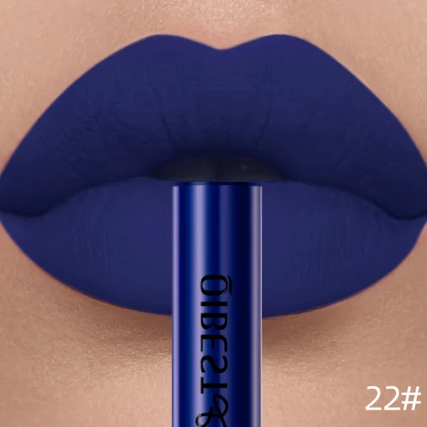 QIBEST Matte Liquid Lipstick – Waterproof, Long-Lasting, Velvet Lip Tint – Highly Pigmented Nude & Red Lip Gloss for All-Day Wear - Image 9
