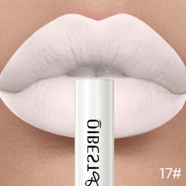 QIBEST Matte Liquid Lipstick – Waterproof, Long-Lasting, Velvet Lip Tint – Highly Pigmented Nude & Red Lip Gloss for All-Day Wear - Image 13