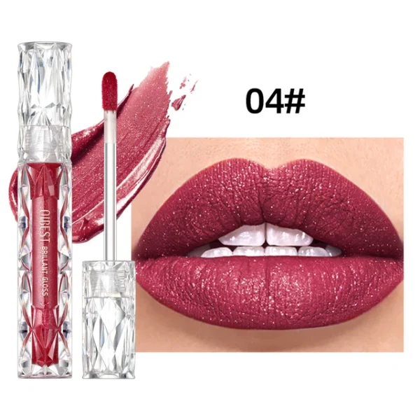QIBEST Waterproof Diamond Shimmer Glitter Lip Gloss - Image 10