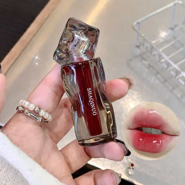 SHAQINUO Mirror Jelly Lip Glaze – Waterproof, Moisturizing, Long-Lasting Lip Gloss & Tint - Image 4