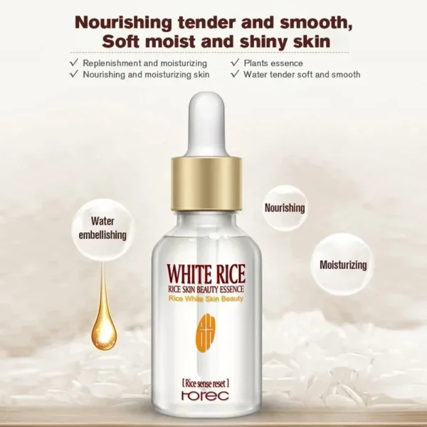 White Rice Face Serum – Pore Minimizing, Brightening & Anti-Aging Essence - Image 4